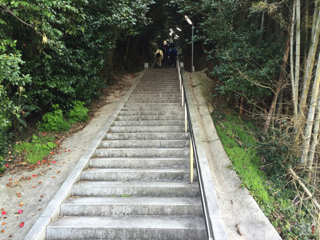 熊野神社の階段