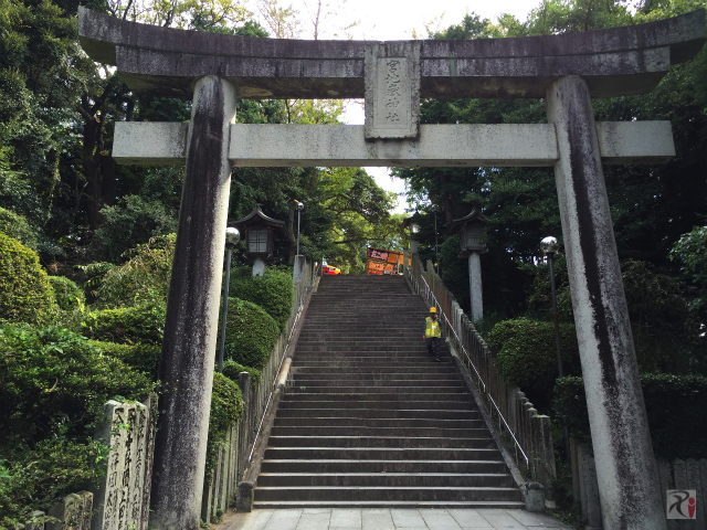 宮地嶽神社の階段