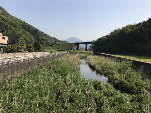 金辺川と六十尺鉄橋