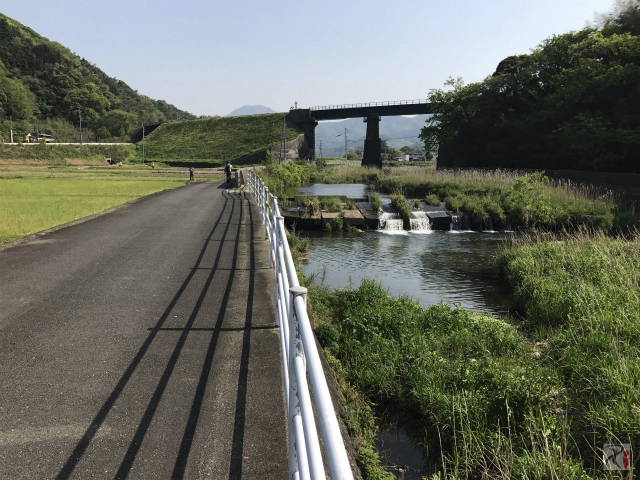 金辺川と六十尺鉄橋