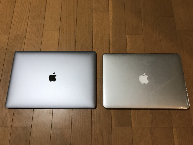 MacBook Airと比較