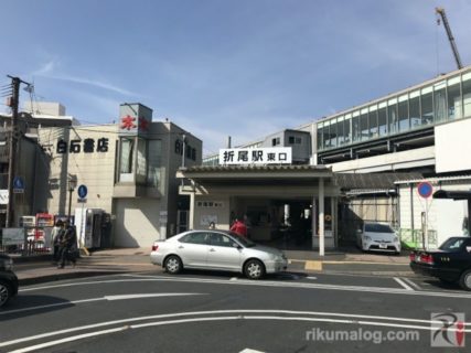 JR折尾駅周辺の再開発が少しずつ進んでいた（2020年2月）