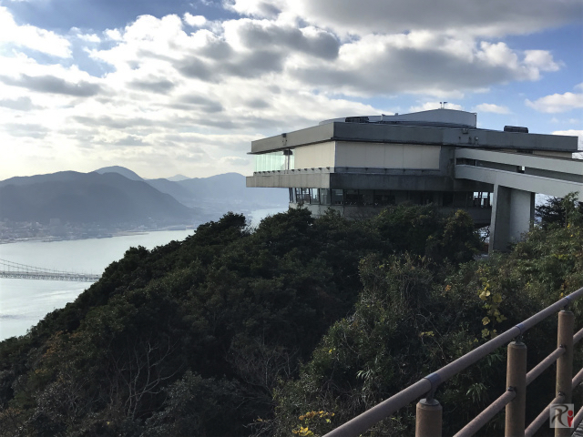 2016年末で閉館する下関・火の山展望台で関門海峡を眺める