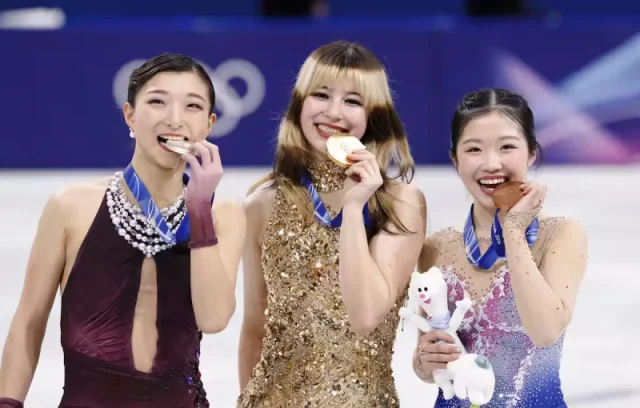 金メダルを獲得したアリサ・リュウ選手