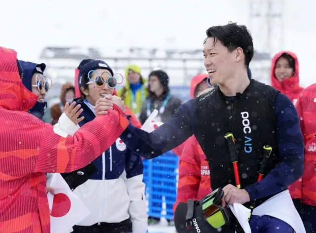 男子スキークロスの古野慧選手