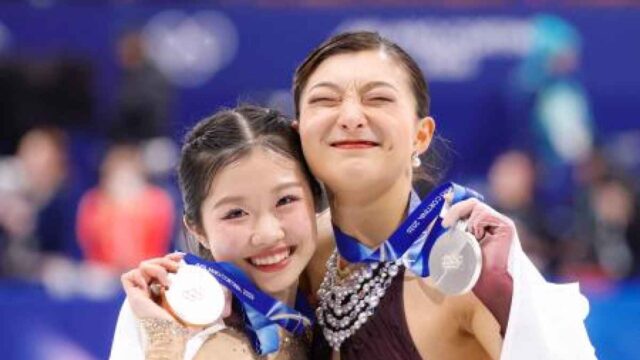 中井亜美選手と坂本花織選手