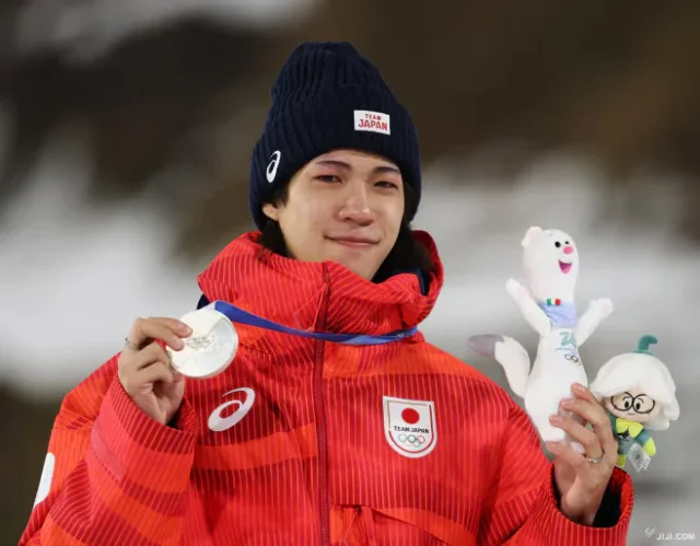 ラージヒル銀メダルの二階堂蓮選手