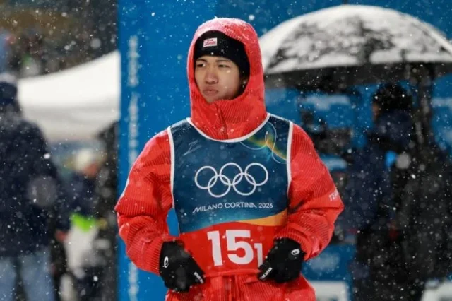 大ジャンプが幻となった二階堂蓮選手