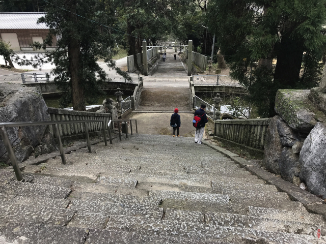 香春神社の階段