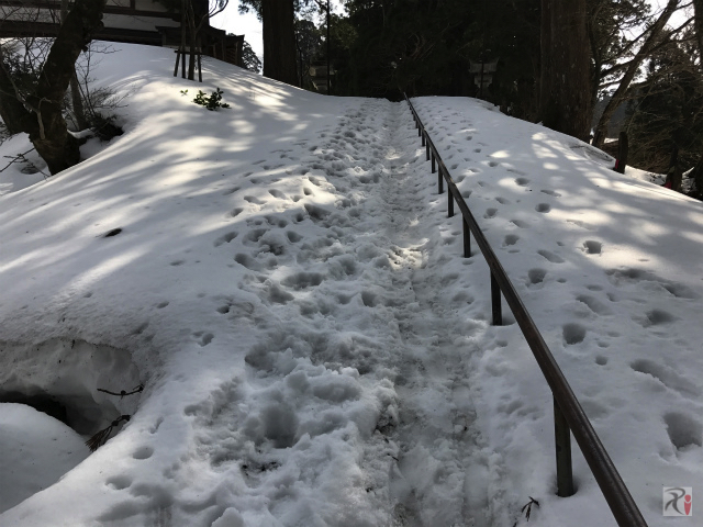 大山寺の階段