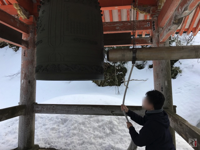 大山寺の開運鐘