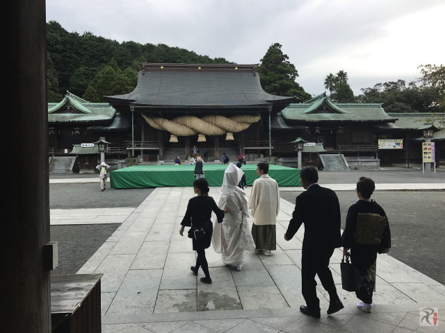 宮地嶽神社で結婚式