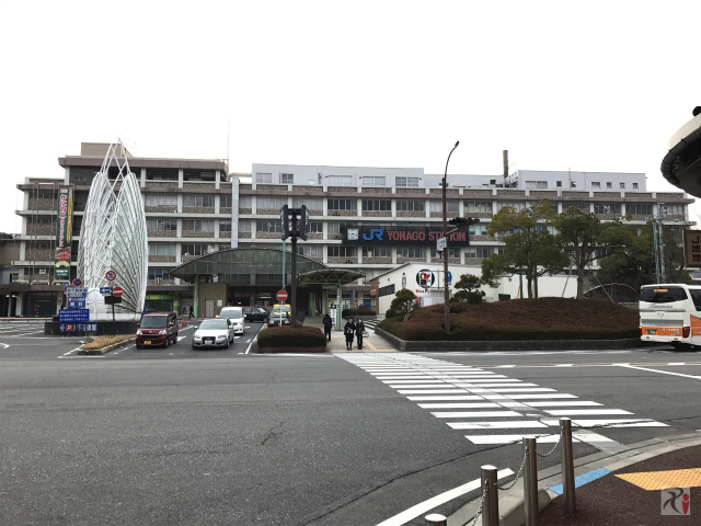 以前のJR米子駅（2018年3月撮影）