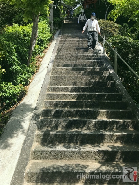 月瀬八幡宮の階段