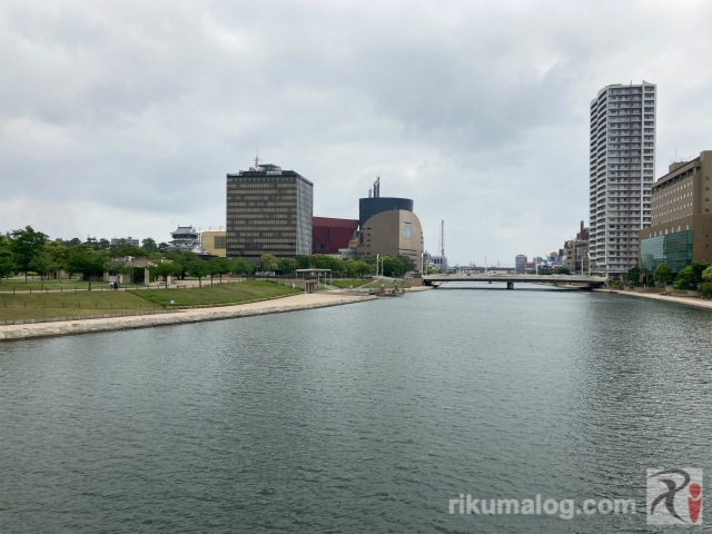 紫川橋からの風景