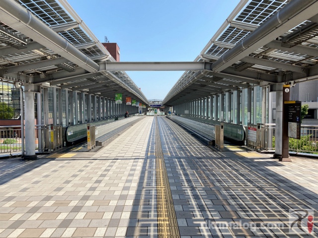 JR小倉駅のペデストリアンデッキ