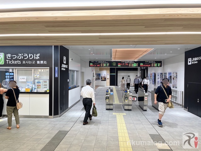 米子駅・新駅舎の改札口