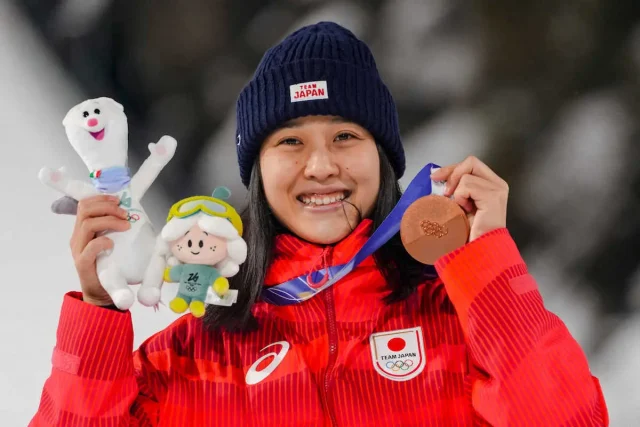 スキージャンプ女子ノーマルヒル銅メダリストの丸山希選手