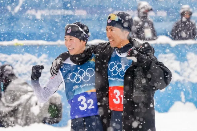 山本涼太選手と渡部暁斗選手